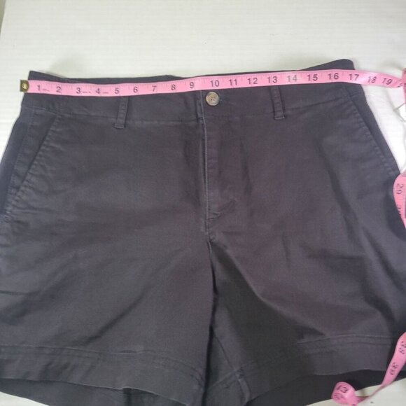 Gap Women Black Cotton Blend 5" Shorts Size 12 - Picture 4 of 7